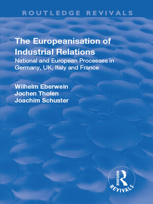 cover image of The Europeanisation of Industrial Relations